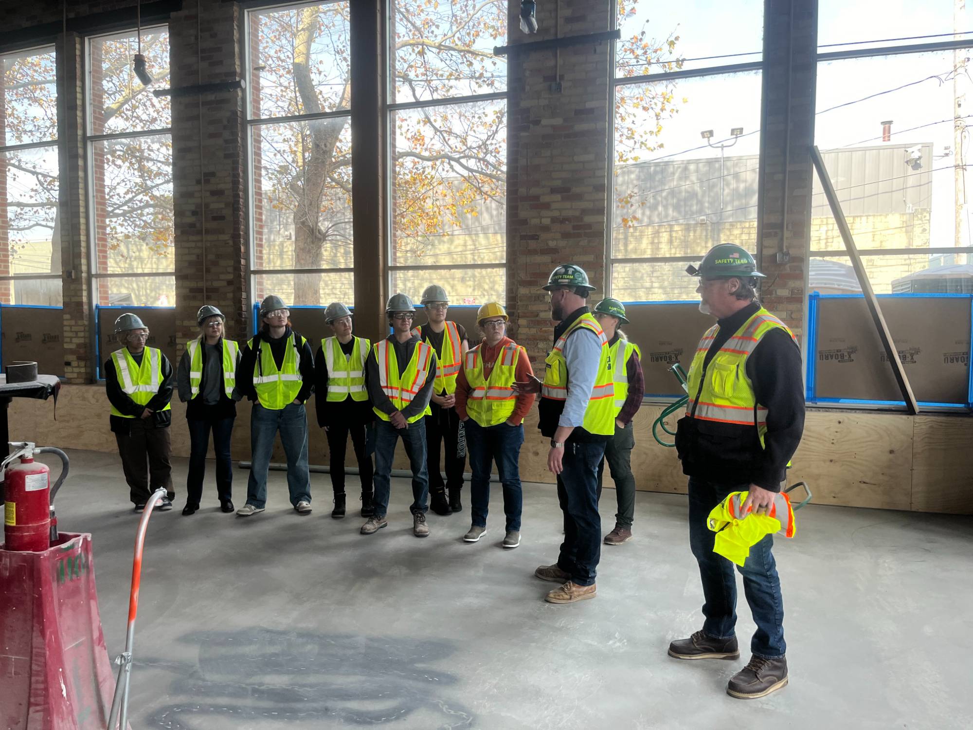 OSH Students at Rockford Construction